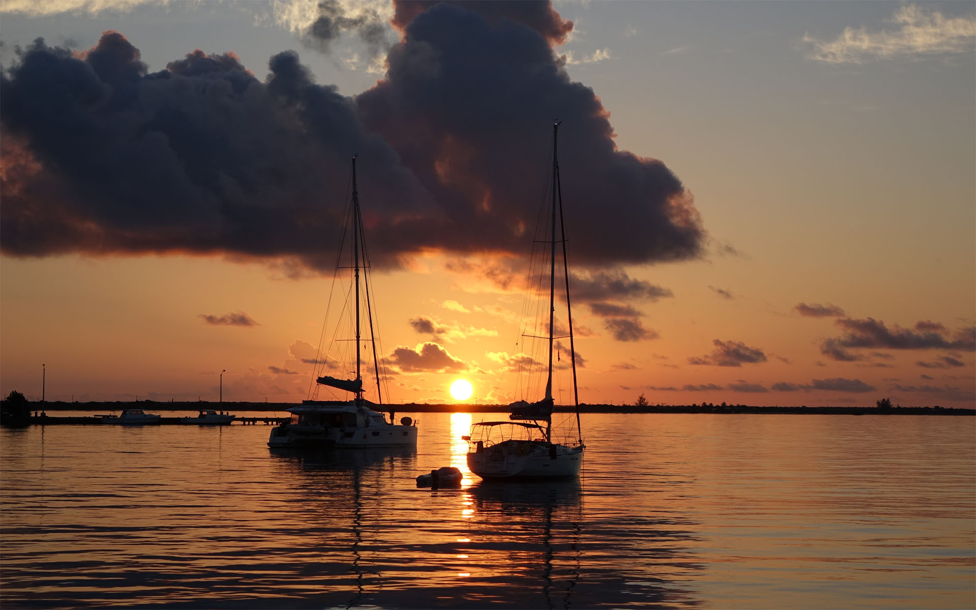 Sailing away...